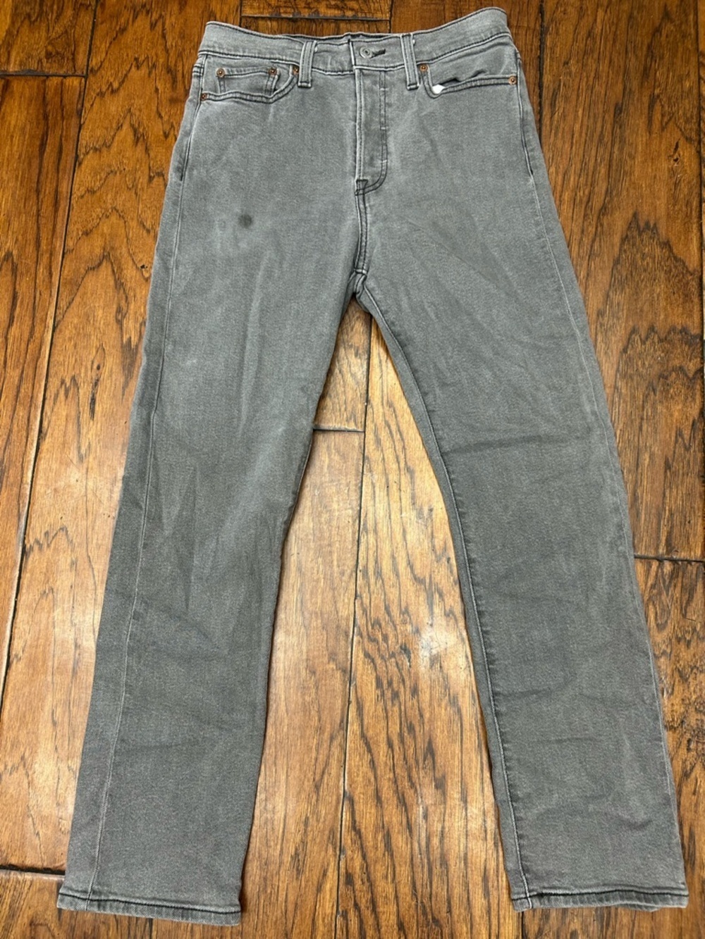 Levi's Gray Wedgie Straight Jeans